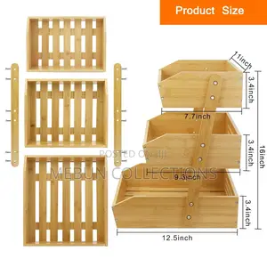 3 Tier Bamboo Fruit Basket