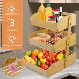3 Tier Bamboo Fruit Basket
