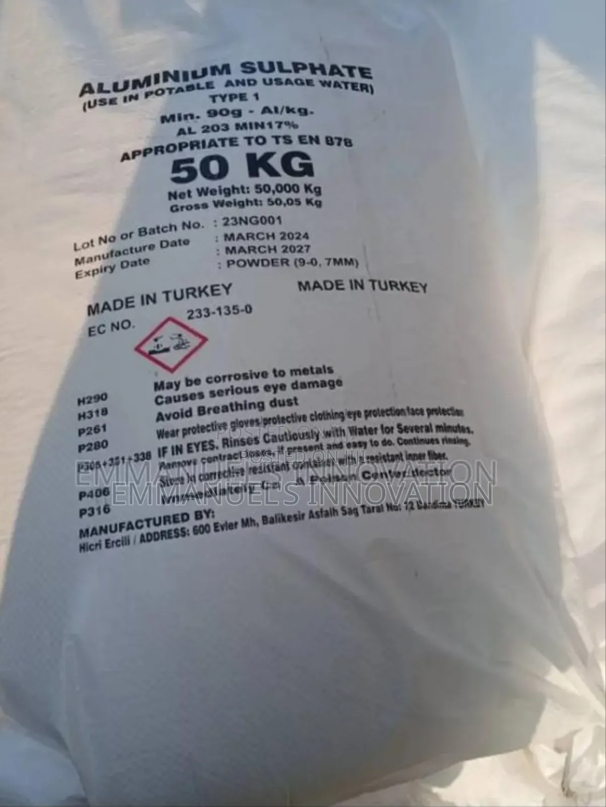 Aluminium Sulphate