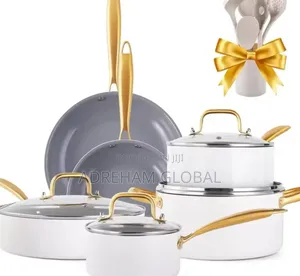 Osfe Pots Pans Set Nonstick-Voniki Toxic Ceramic Cookware Set