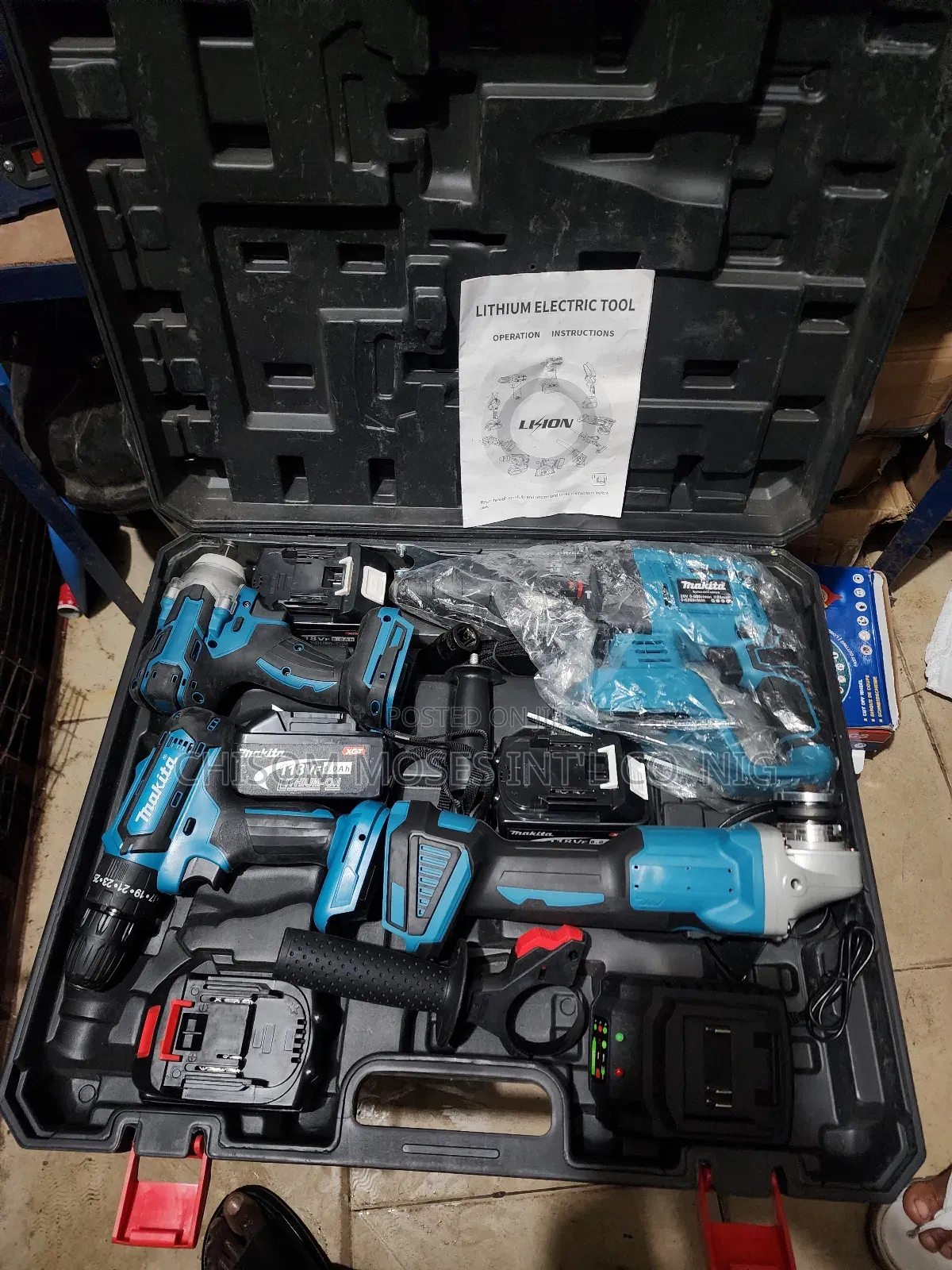 Makita 4-in-1 Cordless Tools Box Set