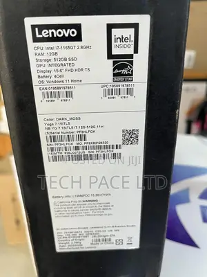 New Laptop Lenovo Yoga 7 15ITL5 16GB Intel Core I7 SSD 1T