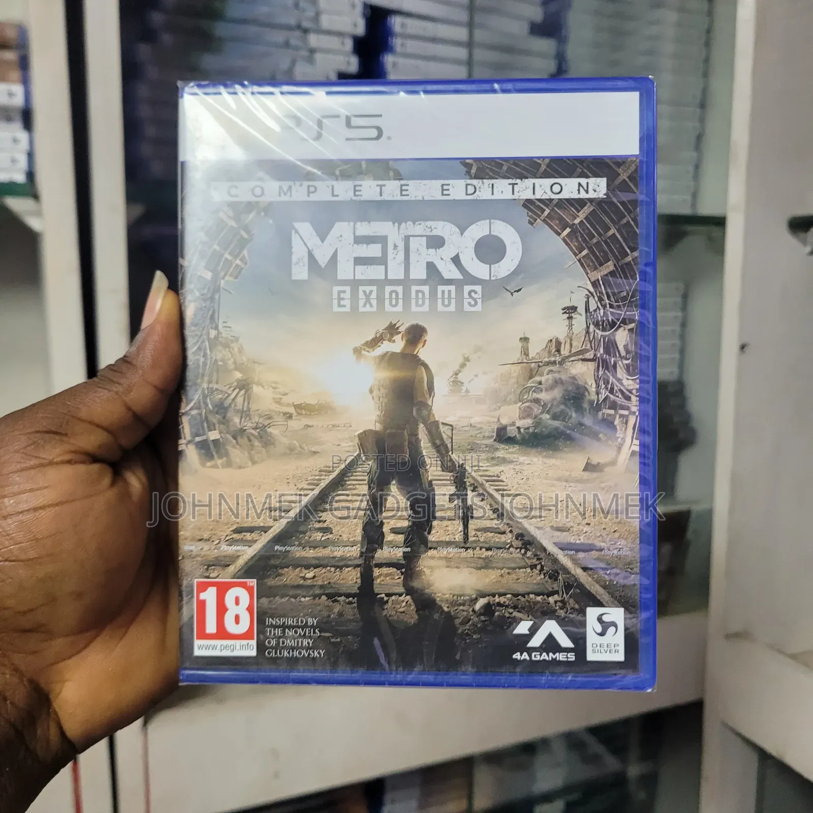Metro Exodus Ps5 Game Disc