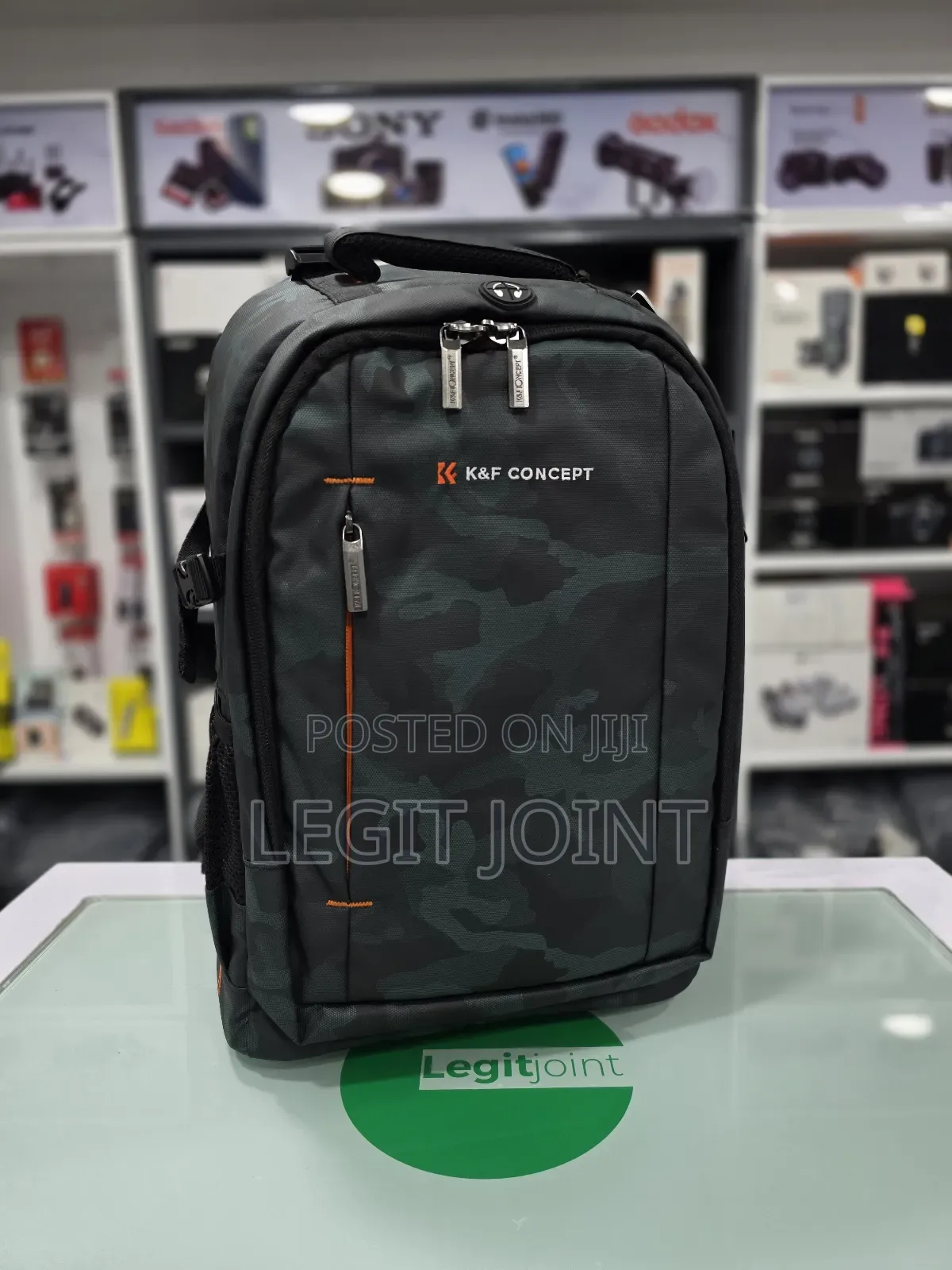Army Camo Camera Backpack
