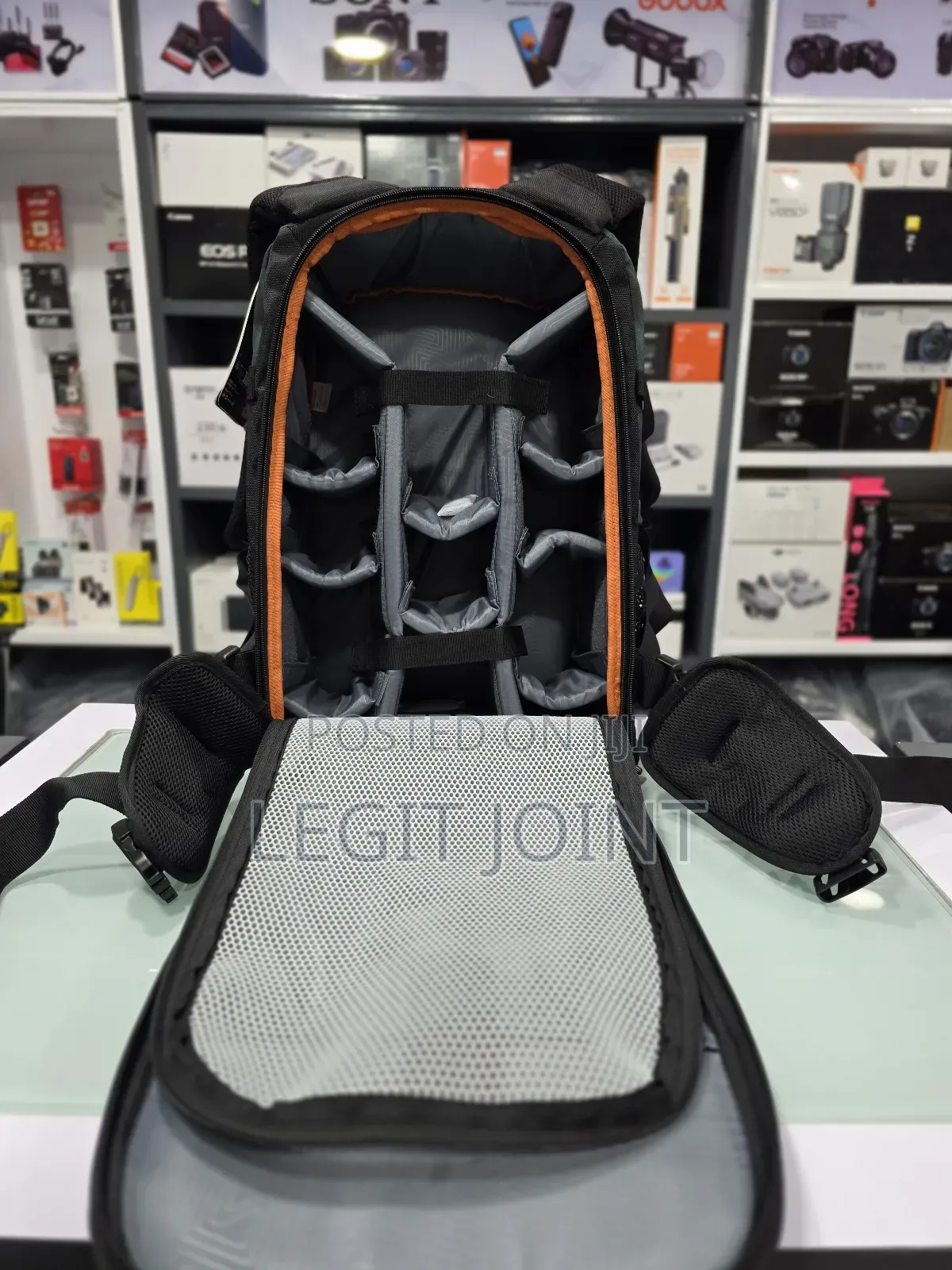 Army Camo Camera Backpack