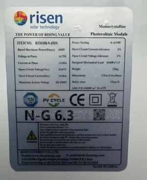 Risen 450w Solar Panel