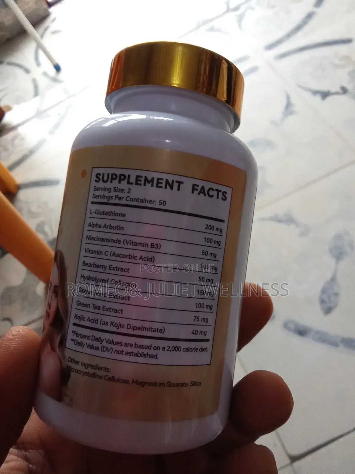 L-Gluththione by Alpha Arbutin Whitening