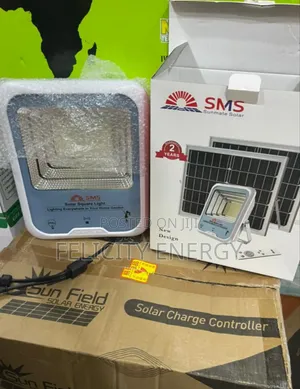 SMS Street Solar Square Light 200watt With Double Solar Panel