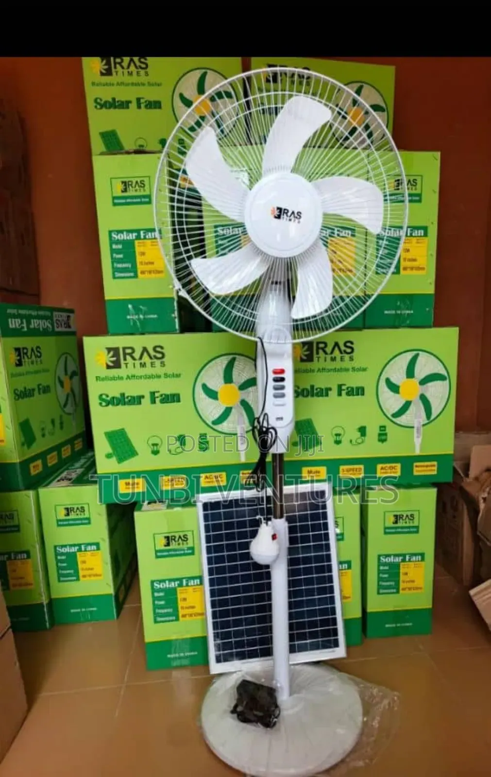 Solar Fan/Chargeable