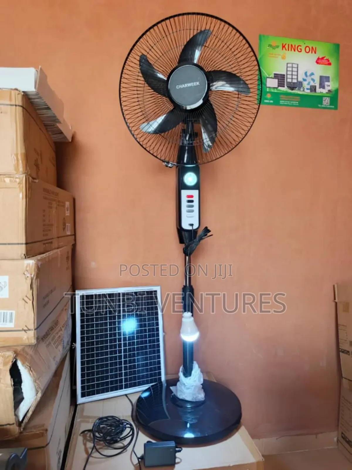 Solar Fan/Chargeable