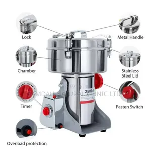 2500g Stainless Steel Electric Grain Grinder Mill For Grinding