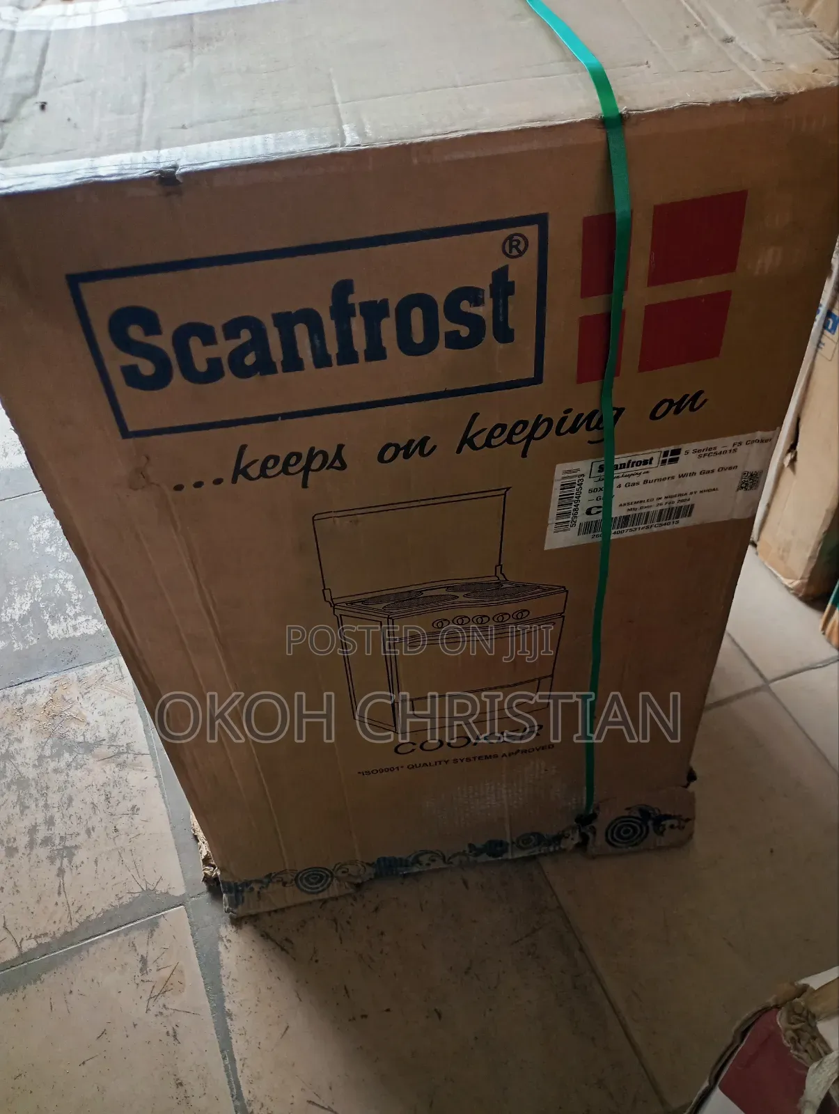 Scanfrost Standing Gas Cooker