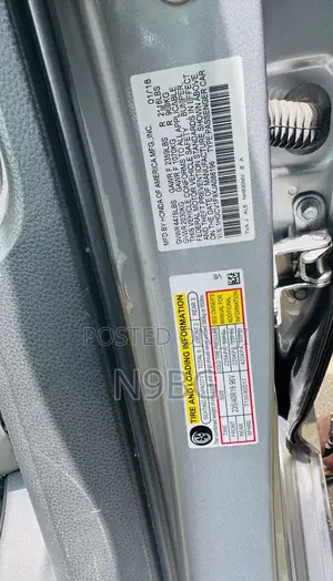 Honda Accord Touring 2018 Silver