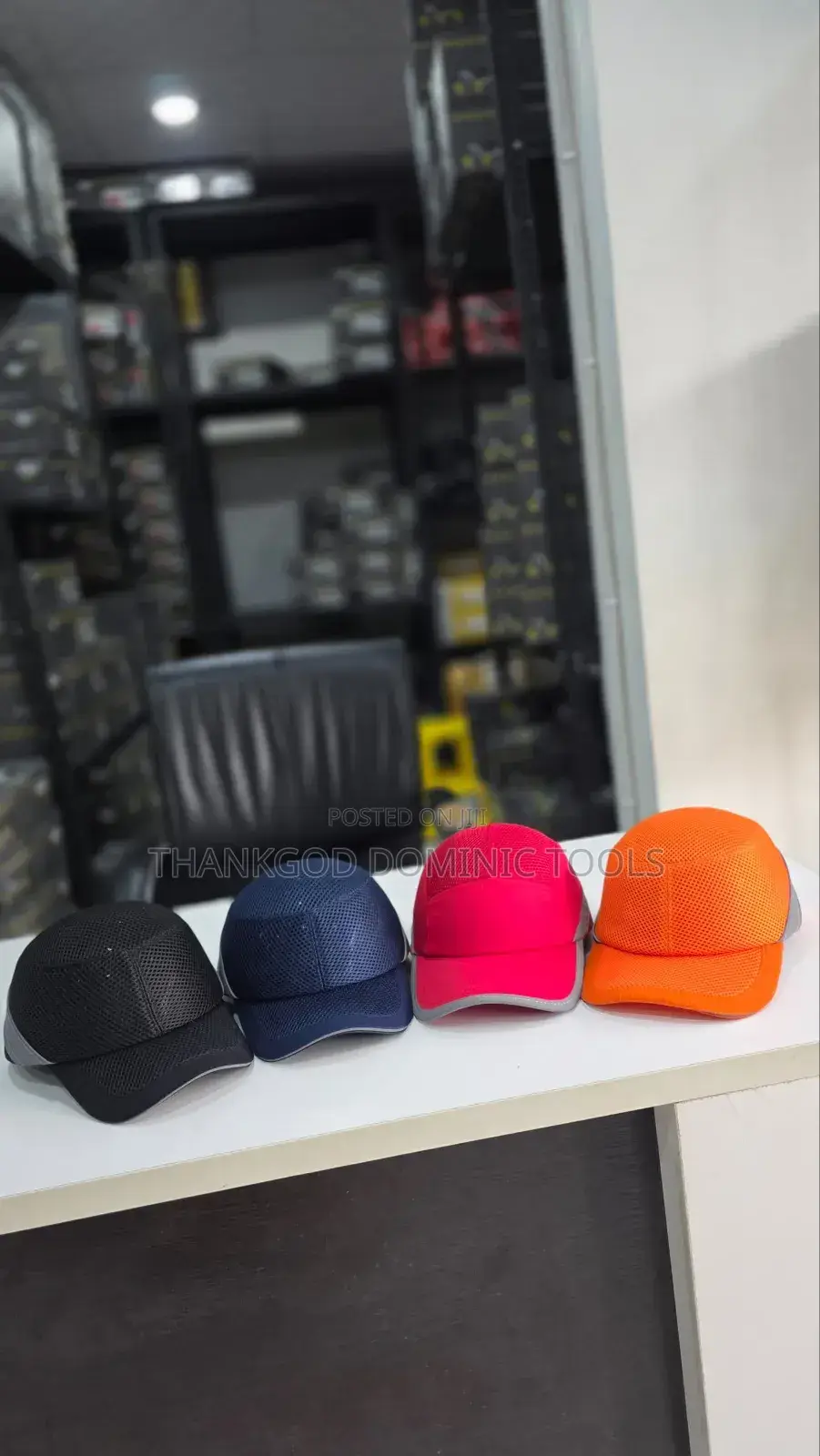 Safety Bump Cap , Always Put On Your Safety Cap While Working.