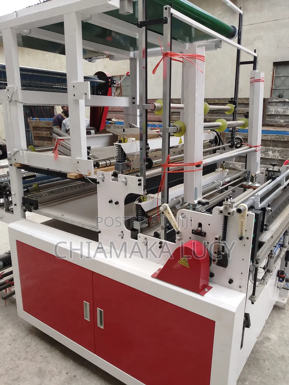 Double Deck Nylon Bag Making Machine