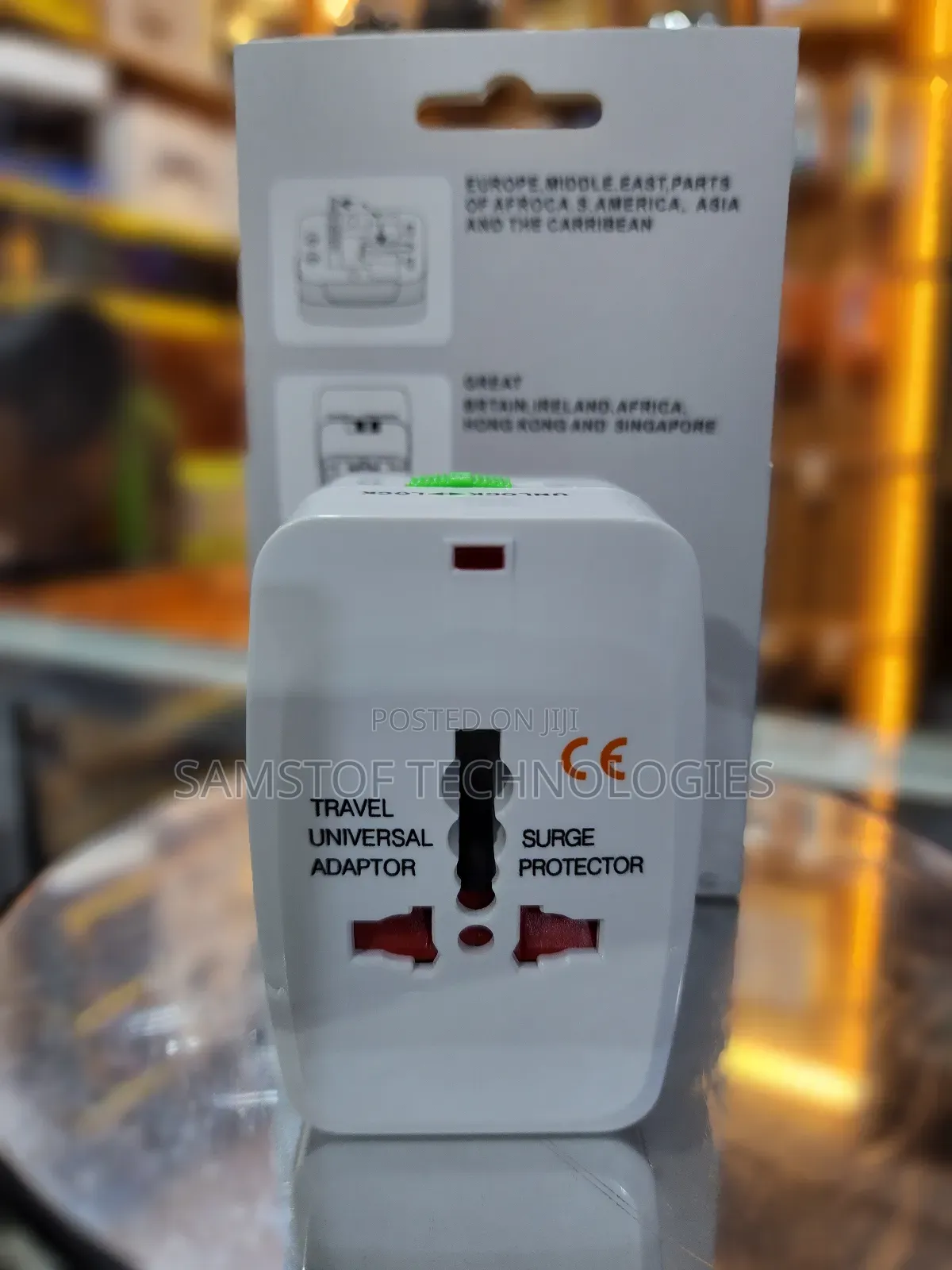 All In One Universal Travel Adapter With 1000ma Usb