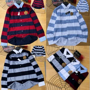 Ralph Lauren Badge Stripe Long Sleeve Stripe