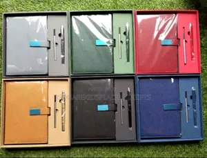 2 in 1 Note Pad With Pen and Pen Filler Set