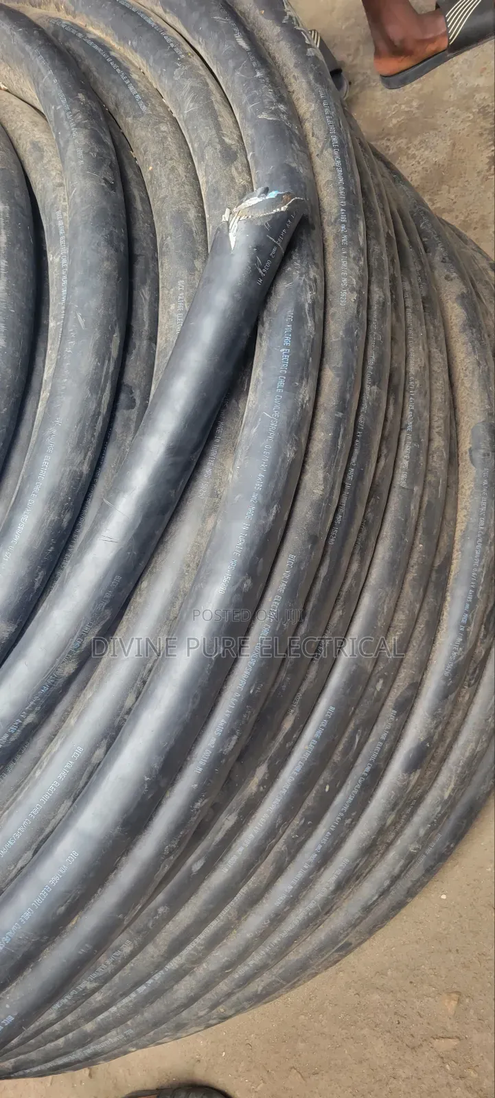 50.0mm 4core Armoured Cable