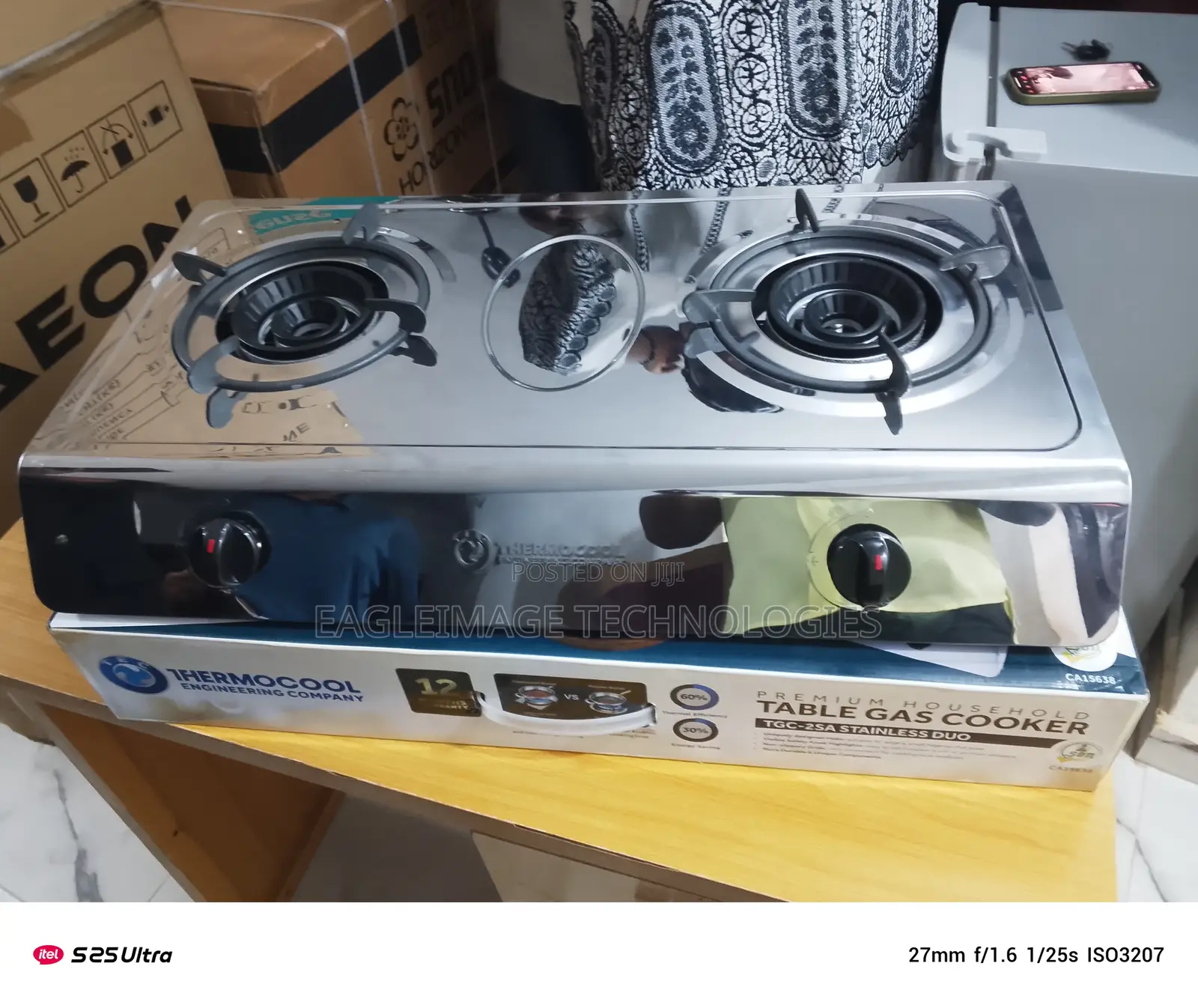 Original Trusted Thermocool Table Gas Cooker – 2 Burners