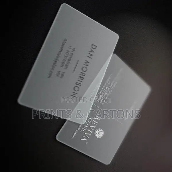 Printed Plastic Business Card