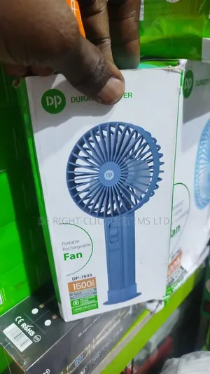 Dp 7633 Portable Rechargeable Mini Fan- 1500mah