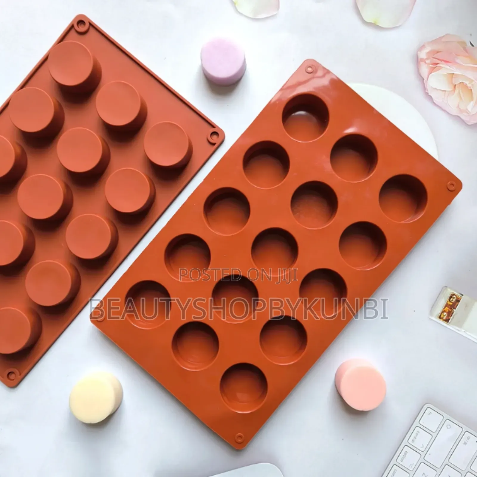 15 Cavity Small Cylindrical Silicone