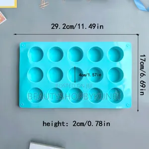 15 Cavity Small Cylindrical Silicone