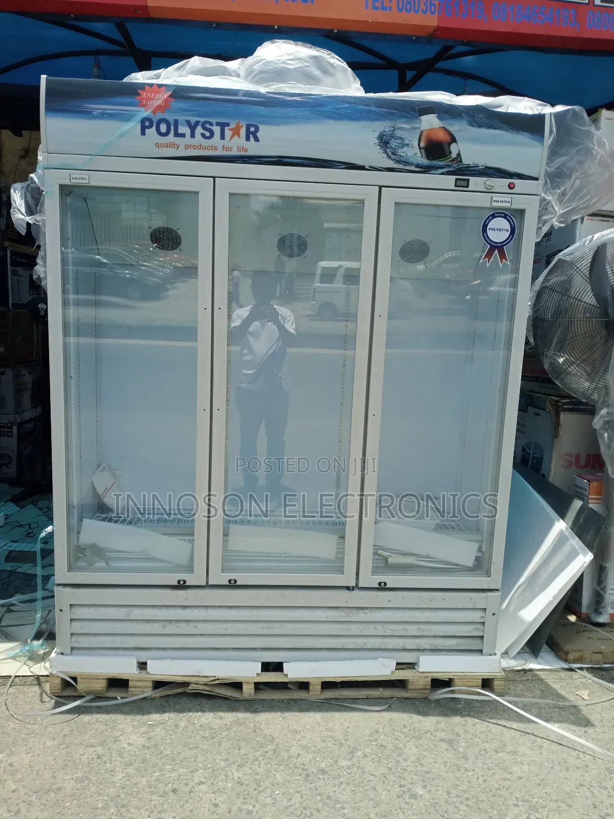 Polyster 3 Door Side By Side Chiller