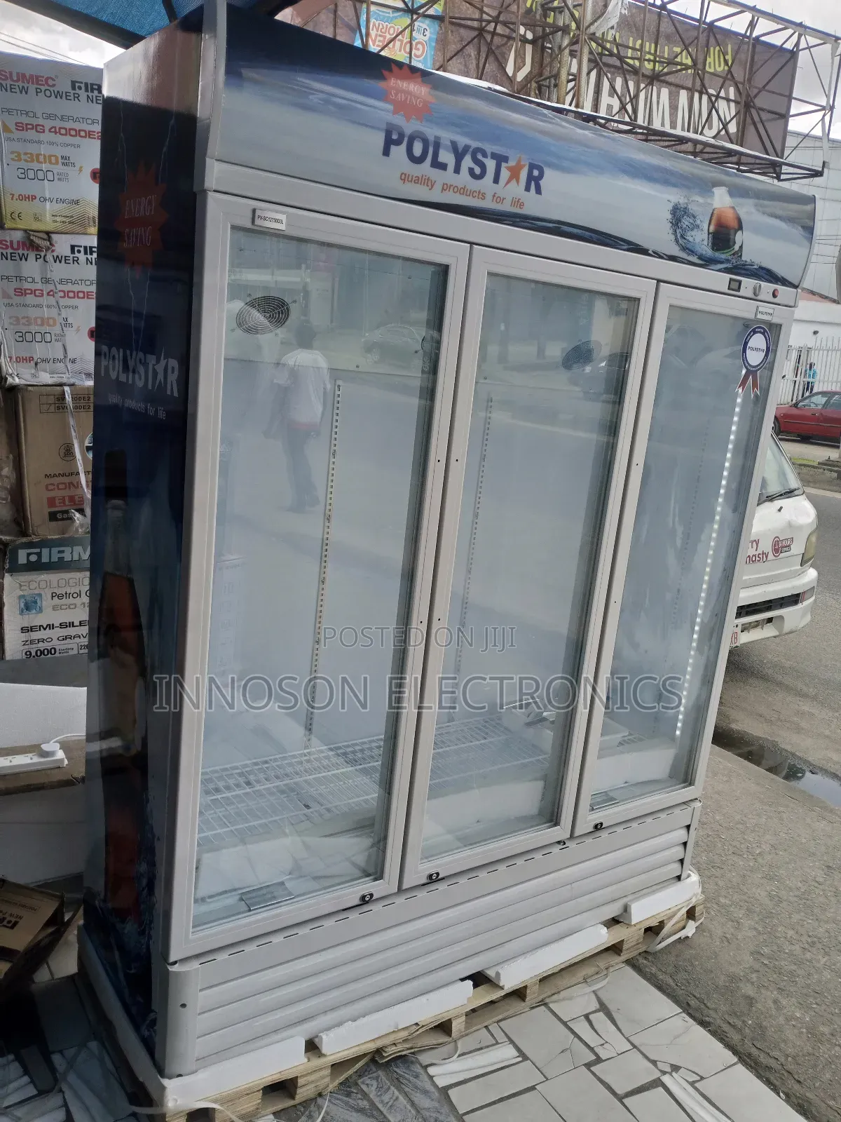 Polyster 3 Door Side By Side Chiller