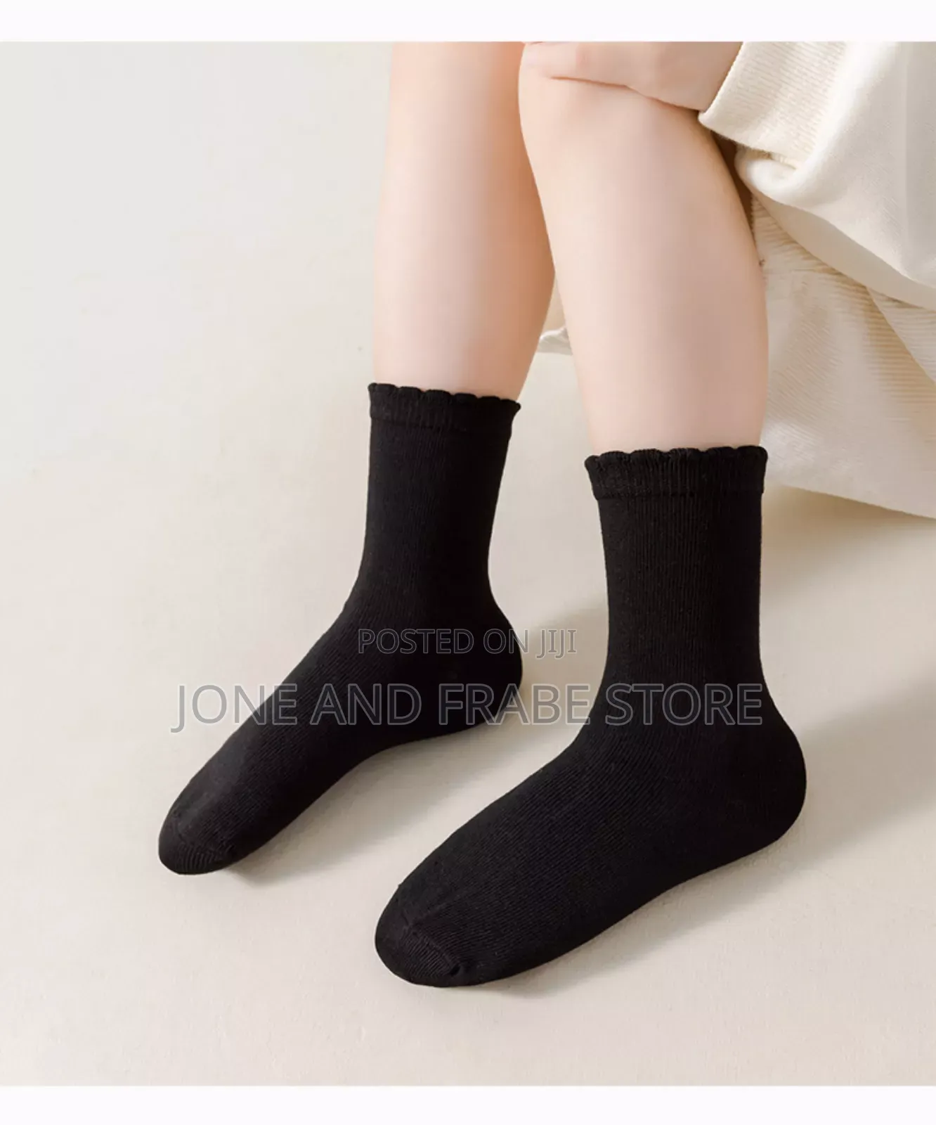 5 Pairs Sets Black Socks