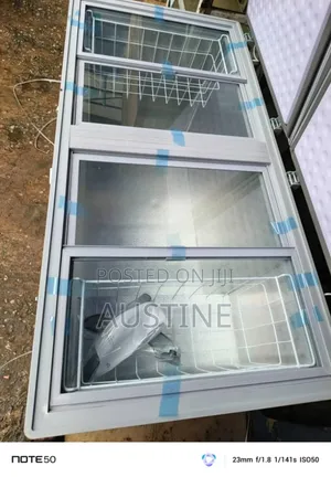Brand New Snowsea 600litters Double Door Chest Freezer>Extenal>Silver>