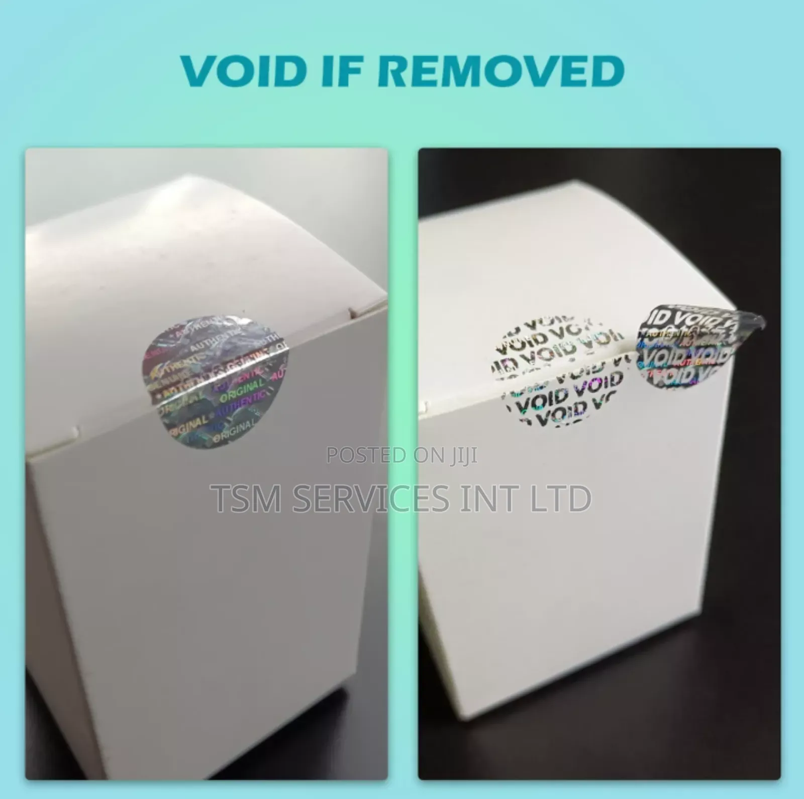 Hologram Void Labels and Tamper Proof Seals