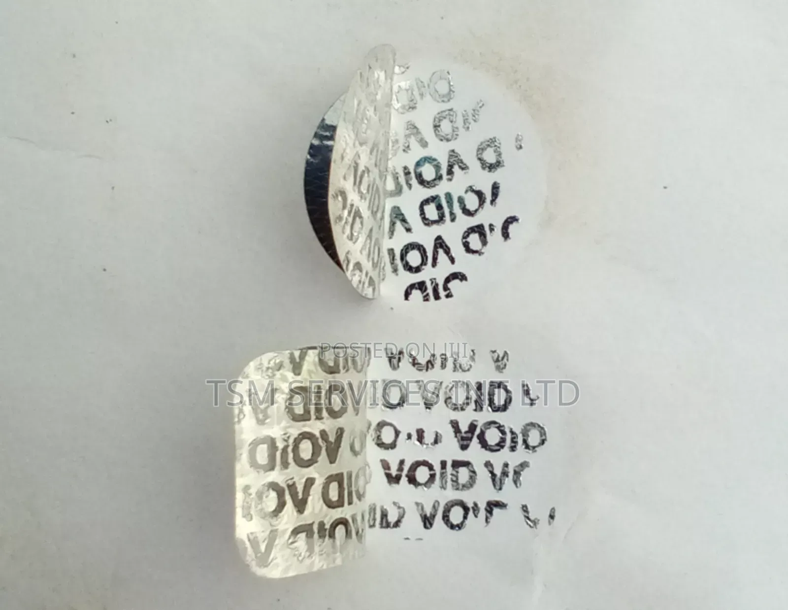 Hologram Void Labels and Tamper Proof Seals