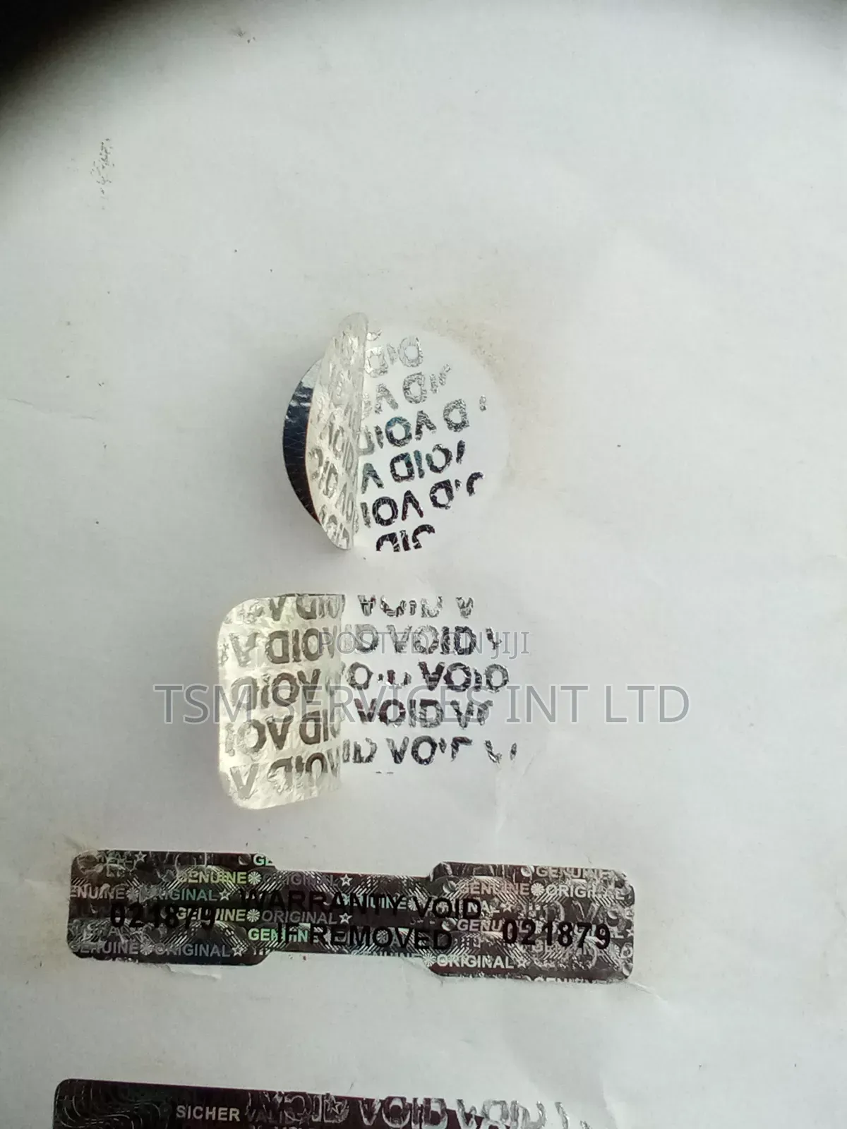 Hologram Void Labels and Tamper Proof Seals