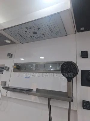 Grey Thermostatic Pressing Button Conceal Shower Mixer