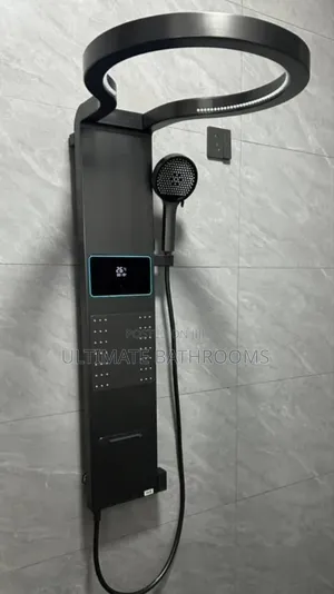Grey Luxury Bathroom Panel Shower Mixer