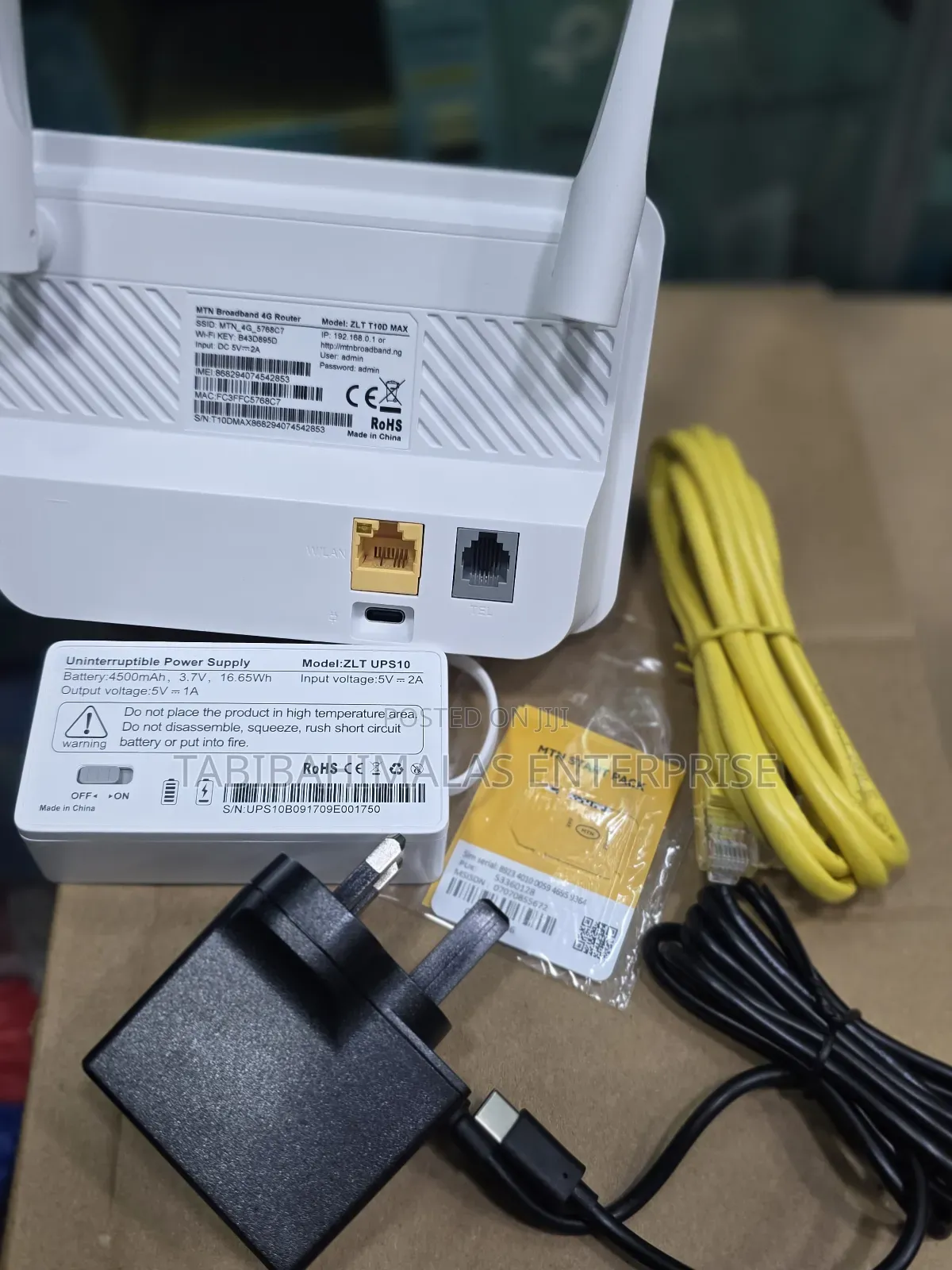 Mtn Zlt T10d Router + 50gb Data