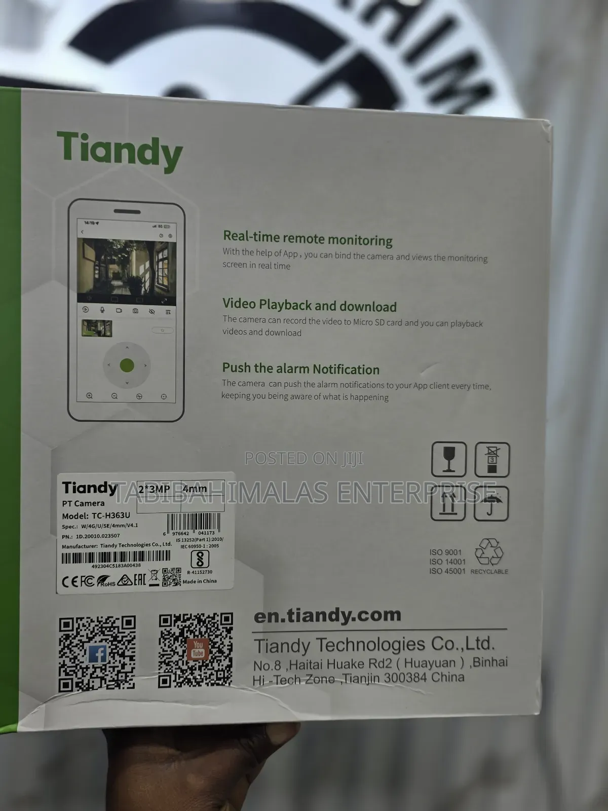 Tiandy Dual Lense Solar Camera H363u