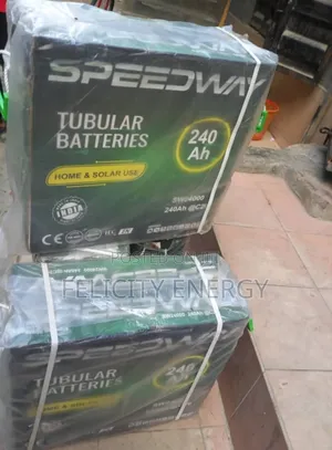Speedway Tubular Battery 240amps 12v