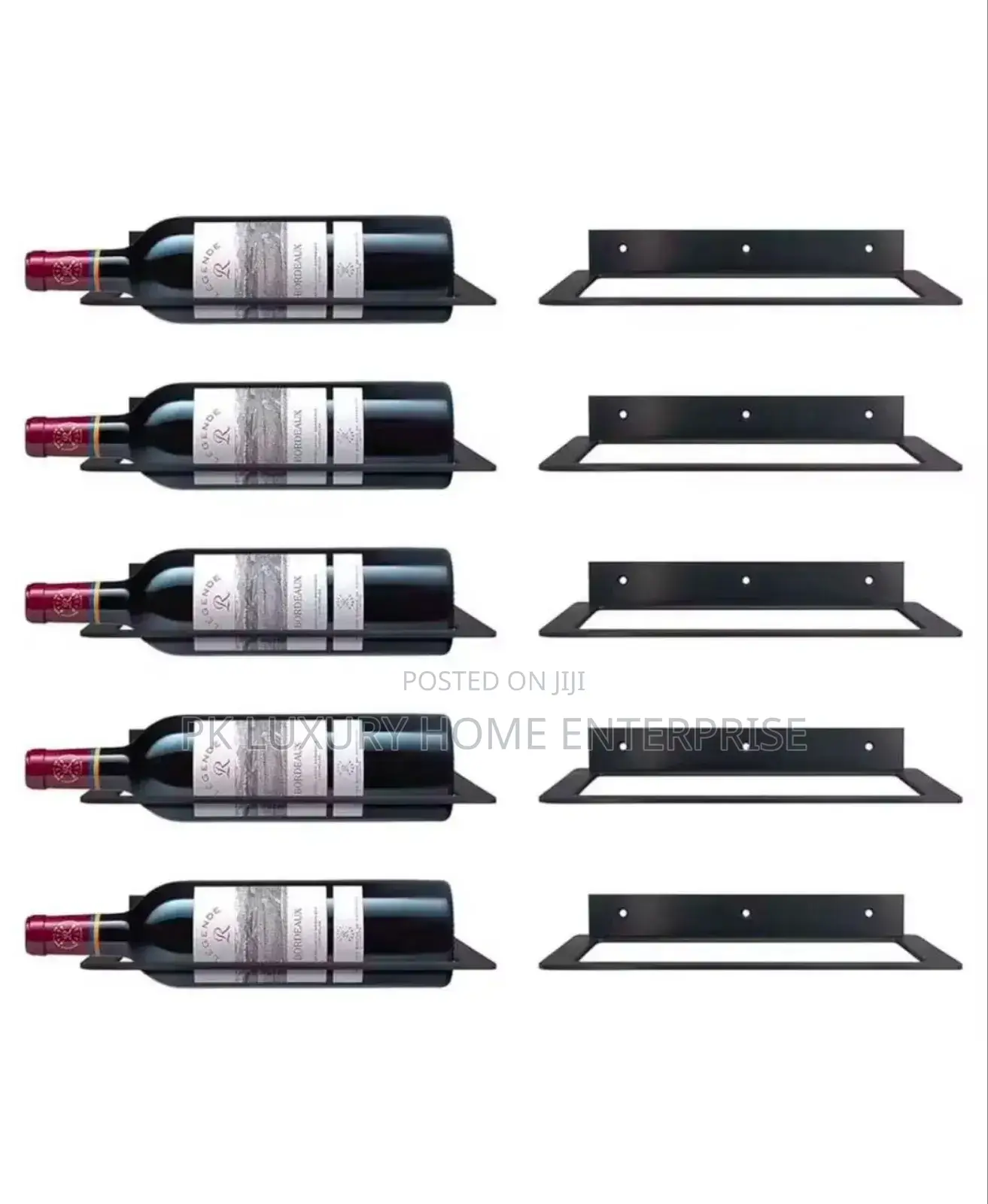 Curve and Straight Single Wine Holder