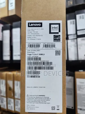 New Laptop Lenovo Yoga 7 15ITL5 16GB Intel Core Ultra 7 SSD 1T