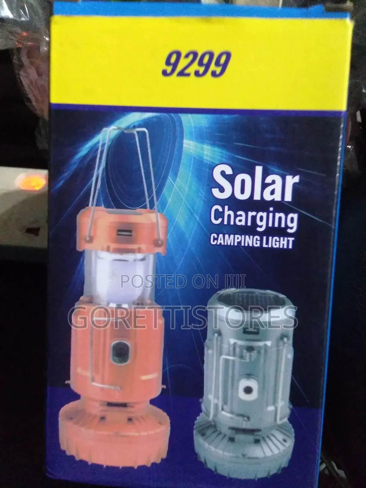 Solar/Electricity Charging Camping Light With Fan