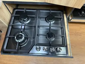 Gray Stainless 4 Burner Gas