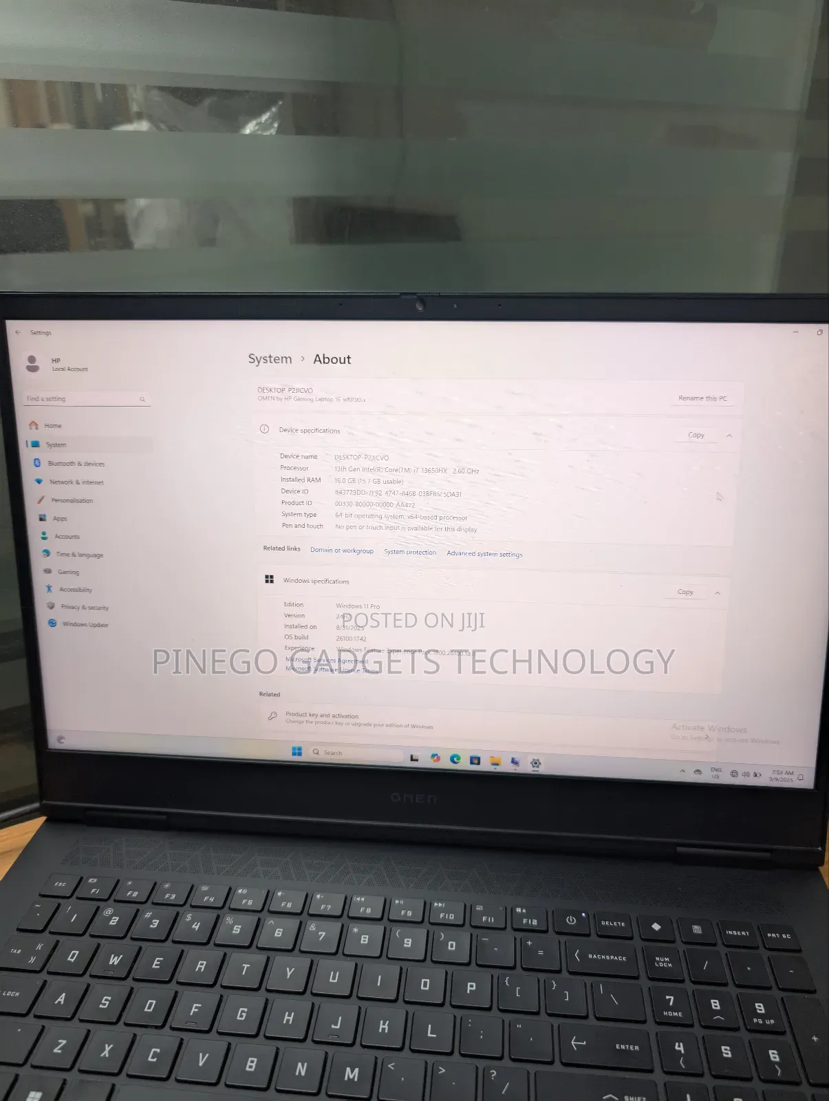 Laptop HP Omen 16 16GB Intel Core I7 SSD 1T