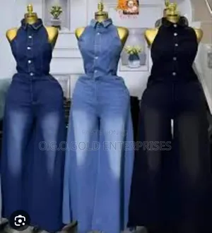 Not Your Regular Jeans, Luxury or Nothing, Open Back Denim Jumpsuit