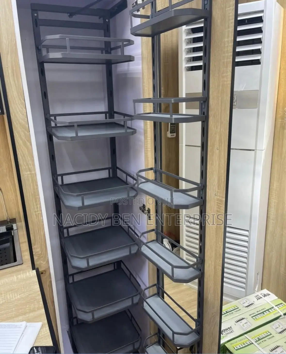 Side Open Integrated Pantry