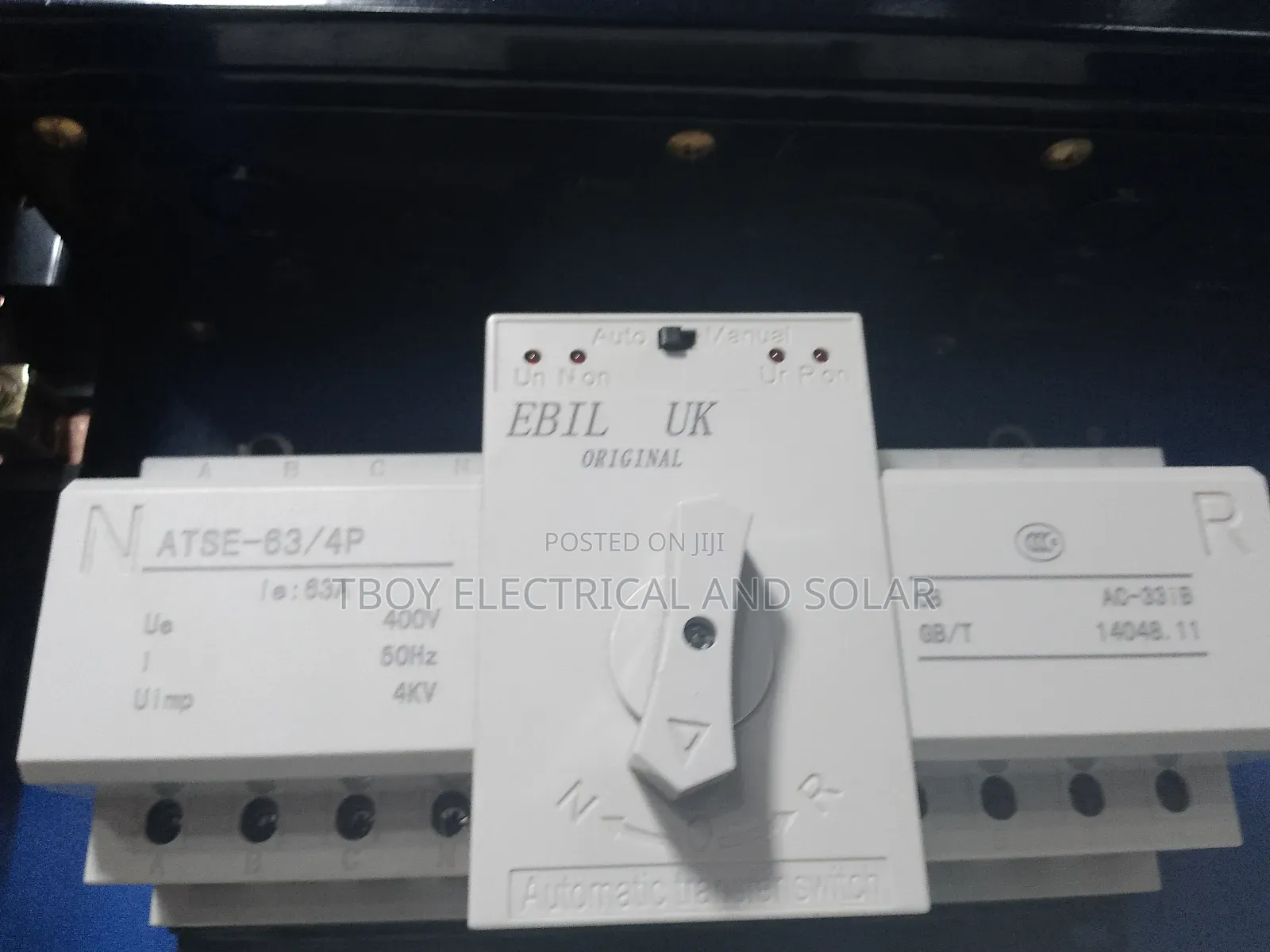 Automatic Changeover 63a