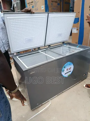 Aeon Double Door Freezer 600 Litrs With Glass Cover External Condenser