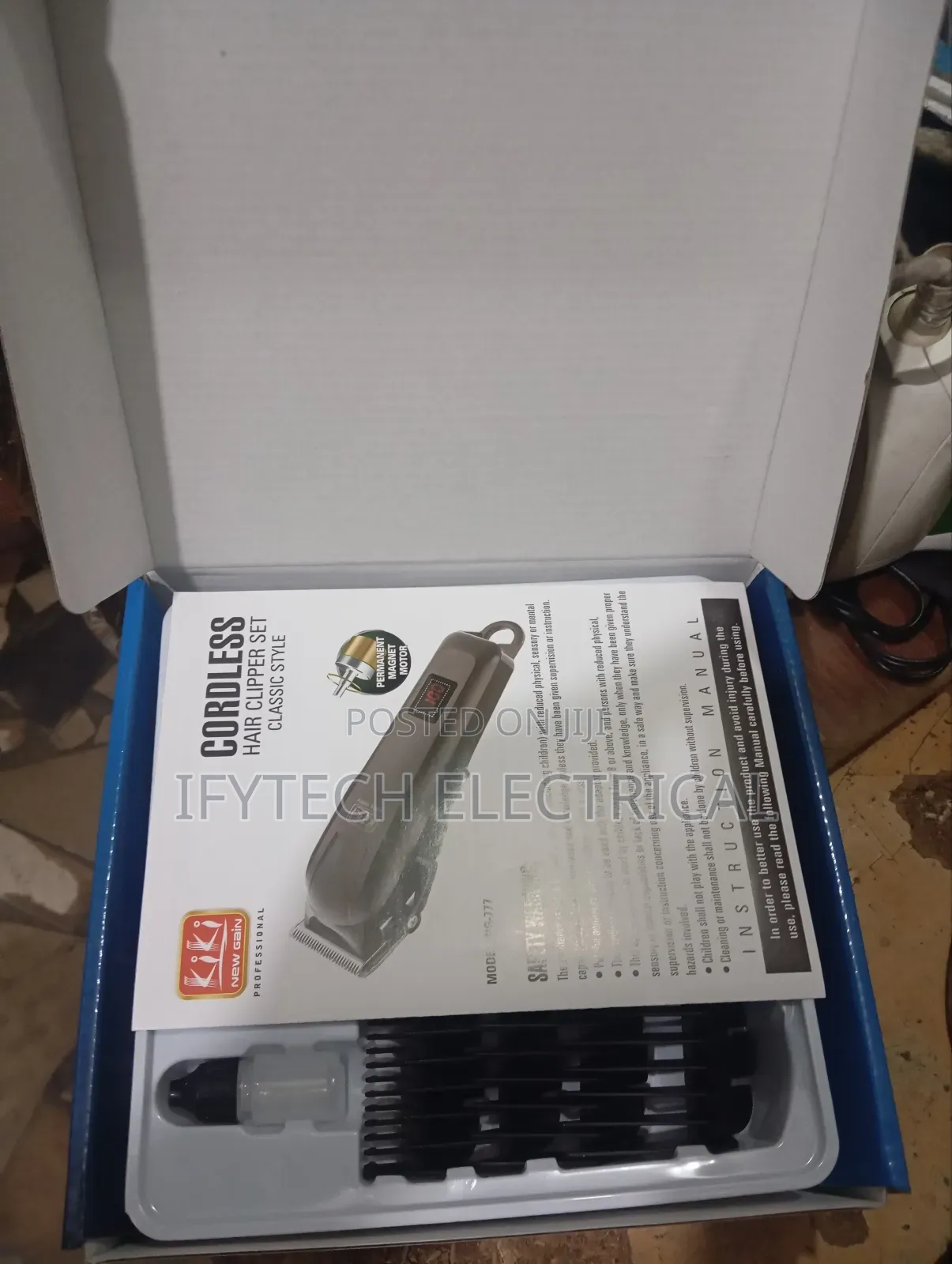 Kiki Rechargeable Cordless Clipper